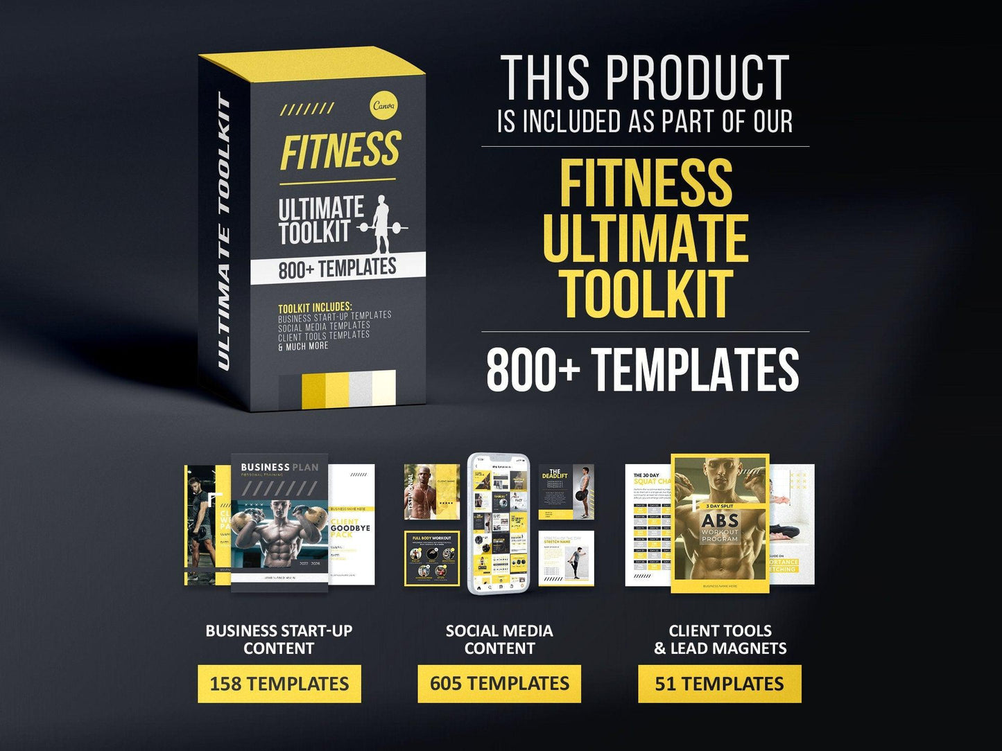Fitness Client Welcome Pack and Client Goodbye Pack (mustang)