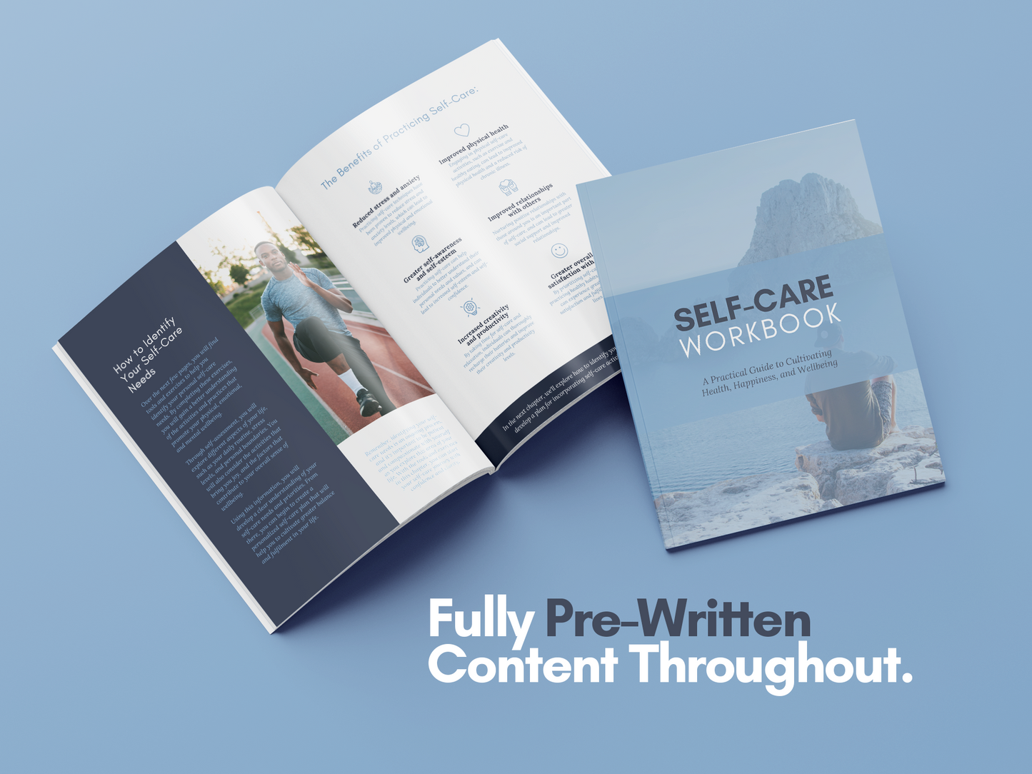 Self-Care Workbook (Denim)