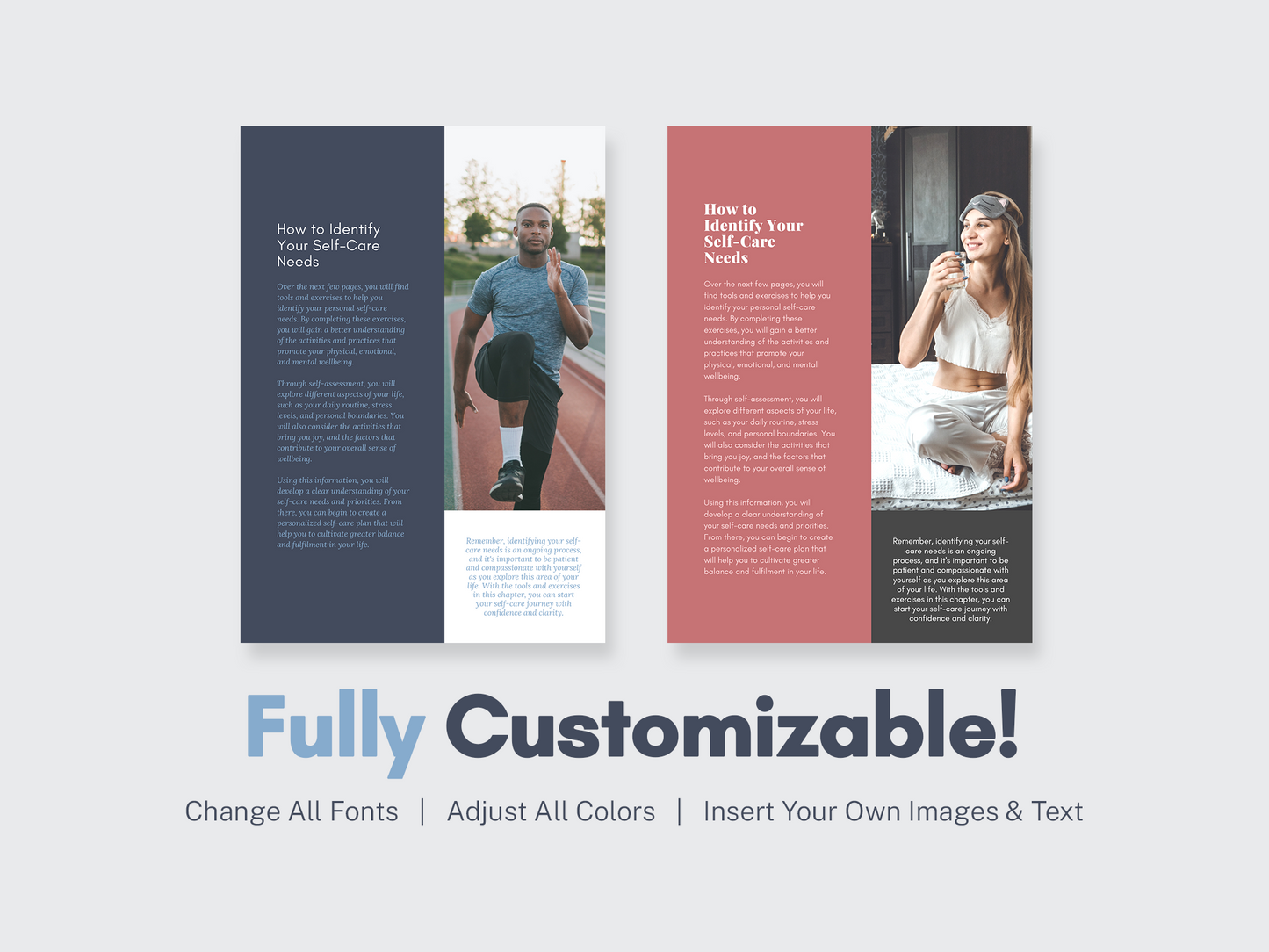 Self-Care Workbook (Denim)