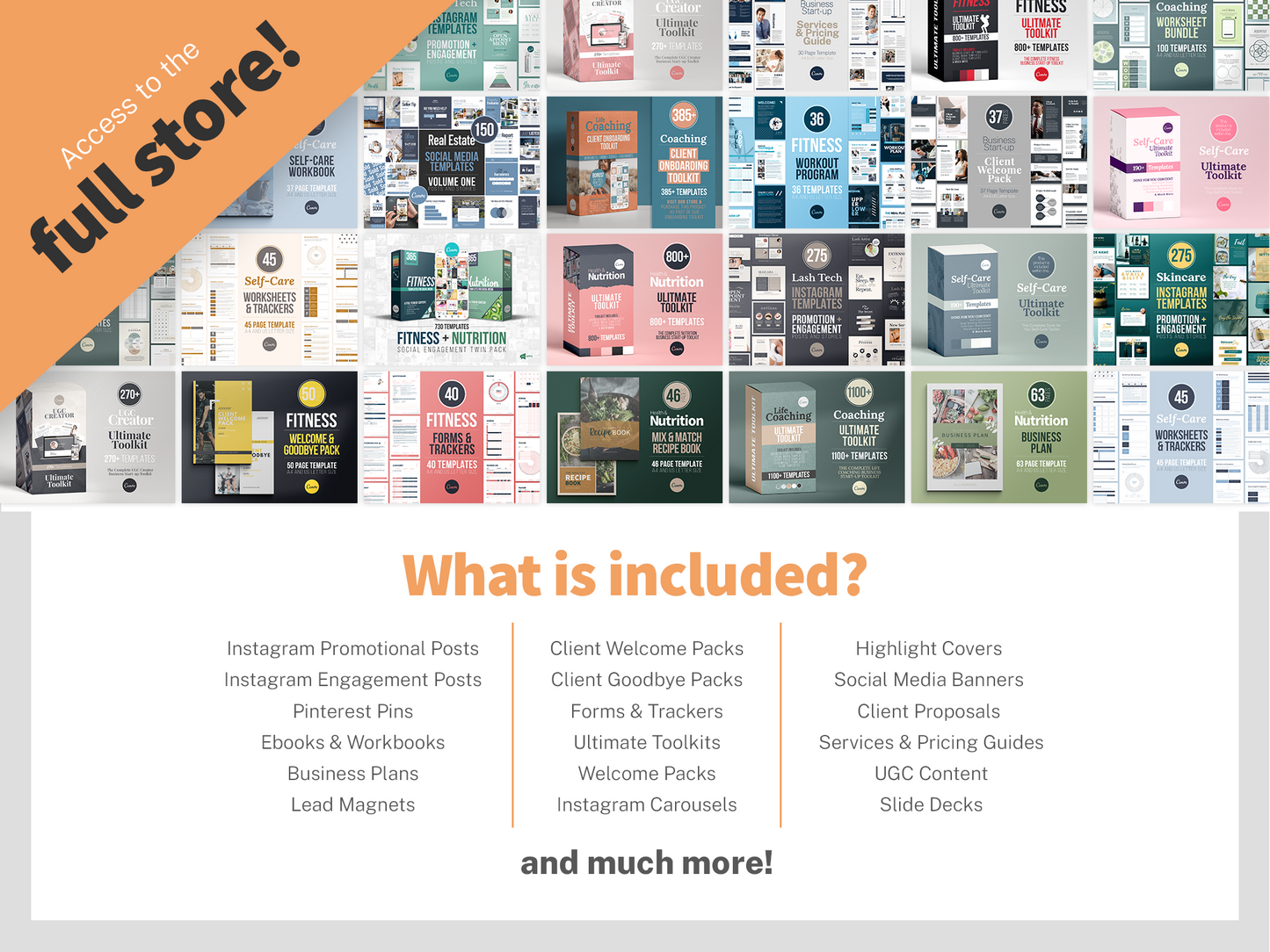 The Canva Template Vault, Canva Template Membership, Templates Canva, Canva Pro Templates,Template Canva, Every Template From My Shop