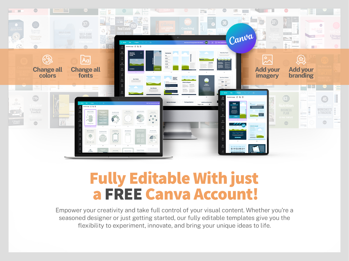 The Canva Template Vault, Canva Template Membership, Templates Canva, Canva Pro Templates,Template Canva, Every Template From My Shop