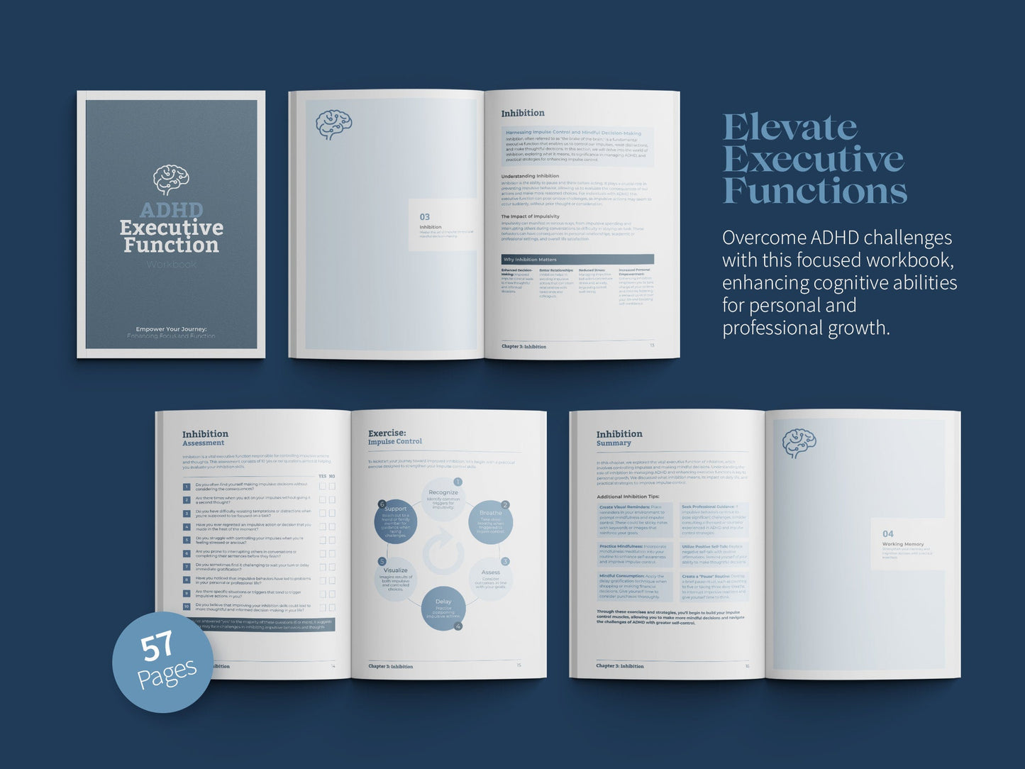 ADHD Workbook Bundle